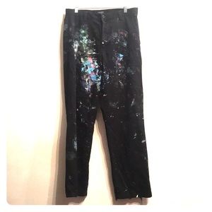 Painted Dockers Black Slacks